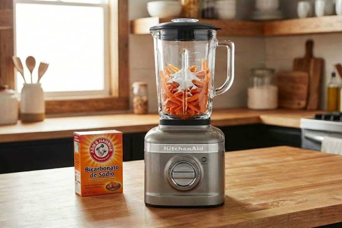 El bicarbonato de sodio junto a las cáscaras de la zanahoria producen un resultado muy útil para la limpieza