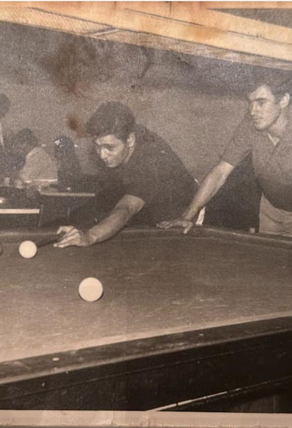El billar era el punto de encuentro del bar.