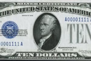 El billete certificado de plata de US$10, de 1933, puede alcanzar un alto valor en las pujas