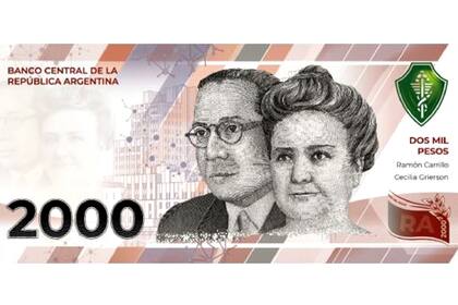 El billete de 2000 pesos tendrá figuras destacadas de la Salud Pública