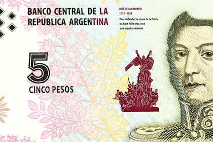 El billete de cinco pesos dejará de circular