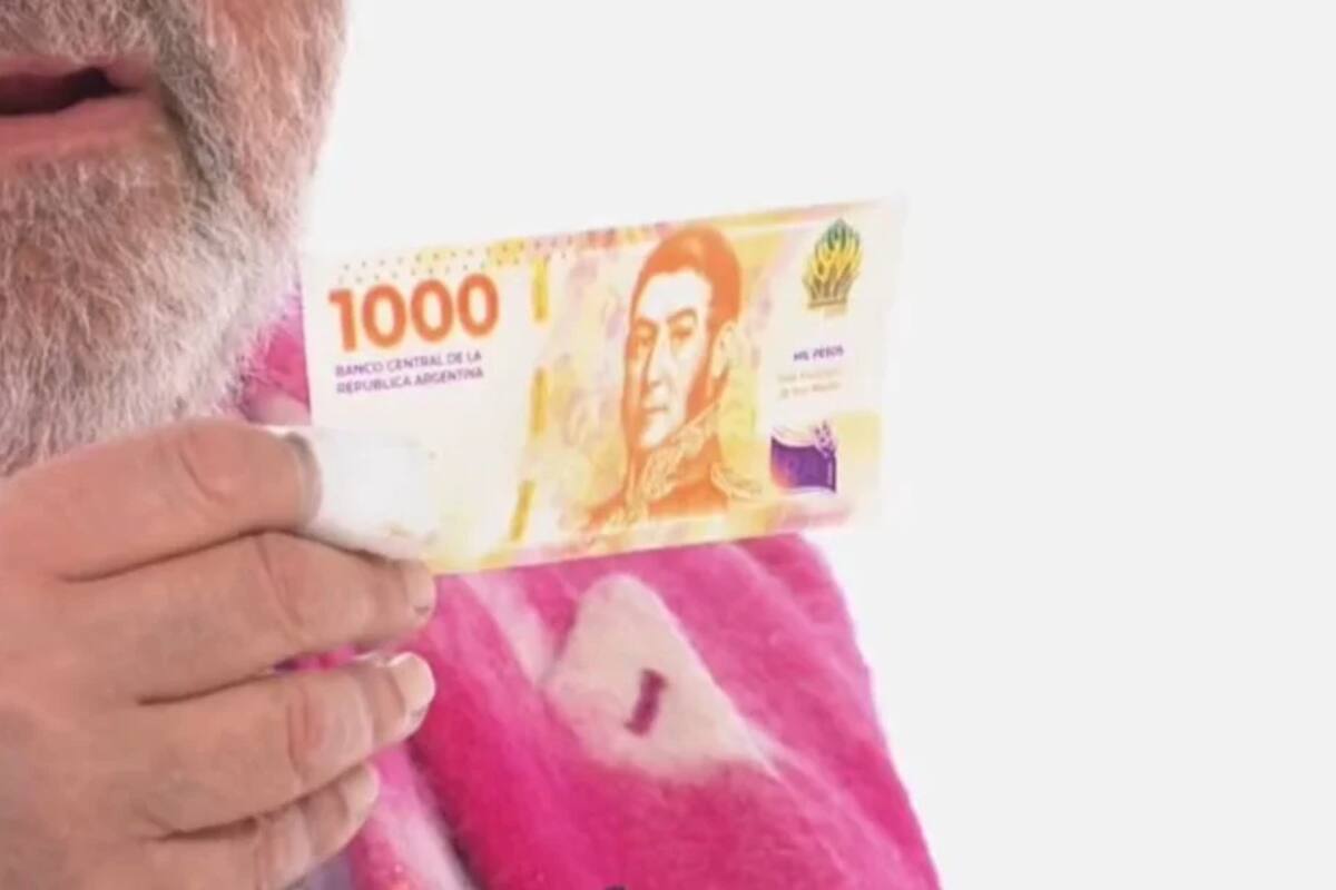El billete de $1000 se reimprimirá con el rostro de San Martín
