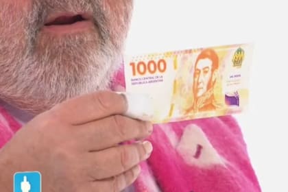 El billete de $1000 se reimprimirá con el rostro de San Martín