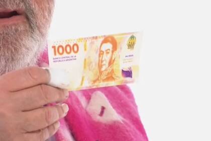 El billete de $1000 se reimprimirá con el rostro de San Martín