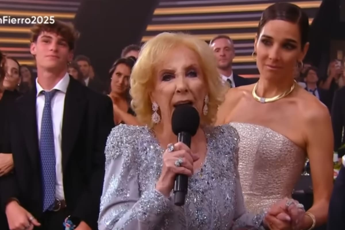 El bisnieto de Mirtha Legrand capturó la atención del público durante la noche de los Martín Fierro