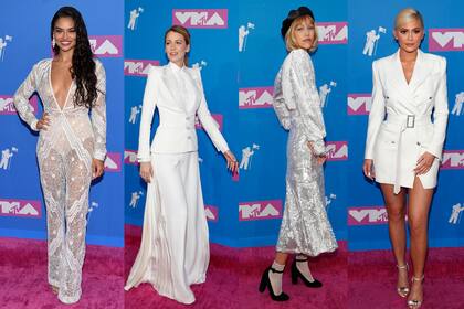 El blanco fue uno de los colores elegidos por las estrellas