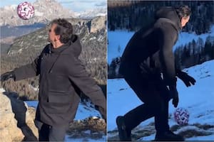 Zlatan Ibrahimovic quiso hacer jueguitos en medio de un paisaje soñado pero algo no le salió bien