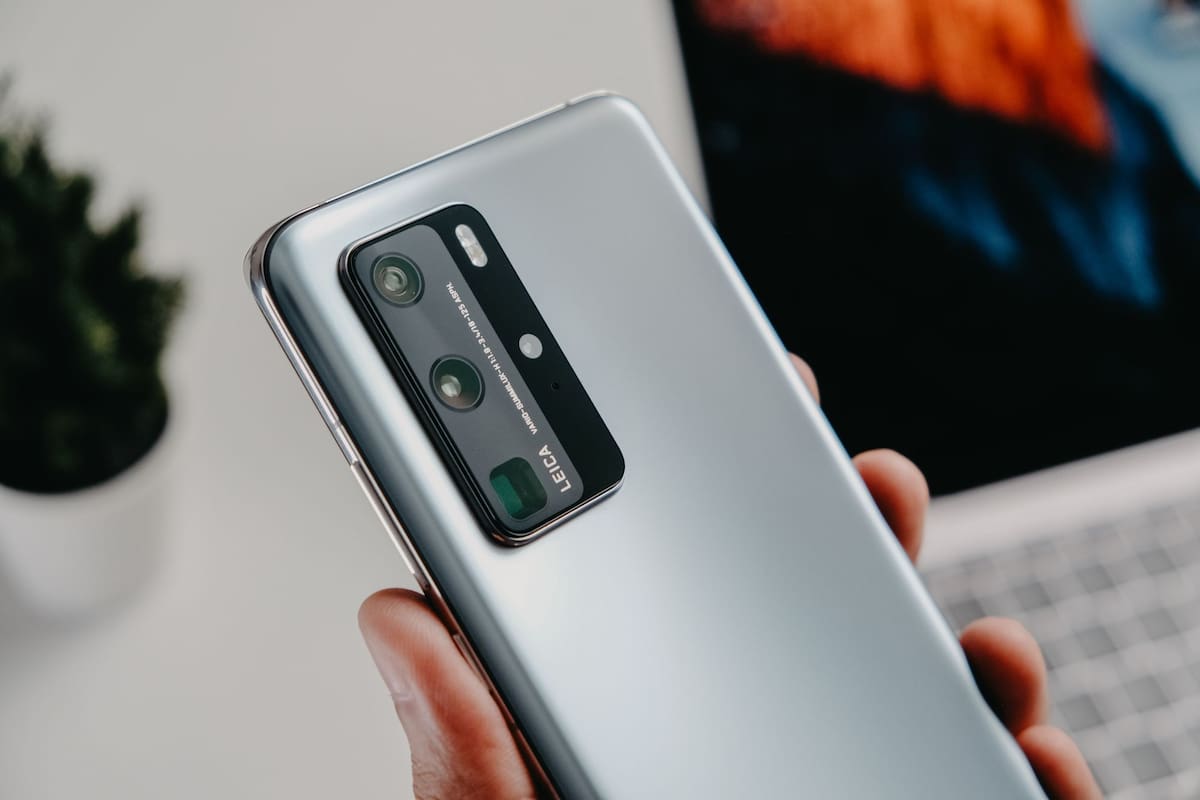 El bloque de cámaras de un Huawei P40