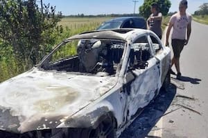 El BMW en el que iban Escalante y Morello fue hallado carbonizado en Abasto, partido de La Plata