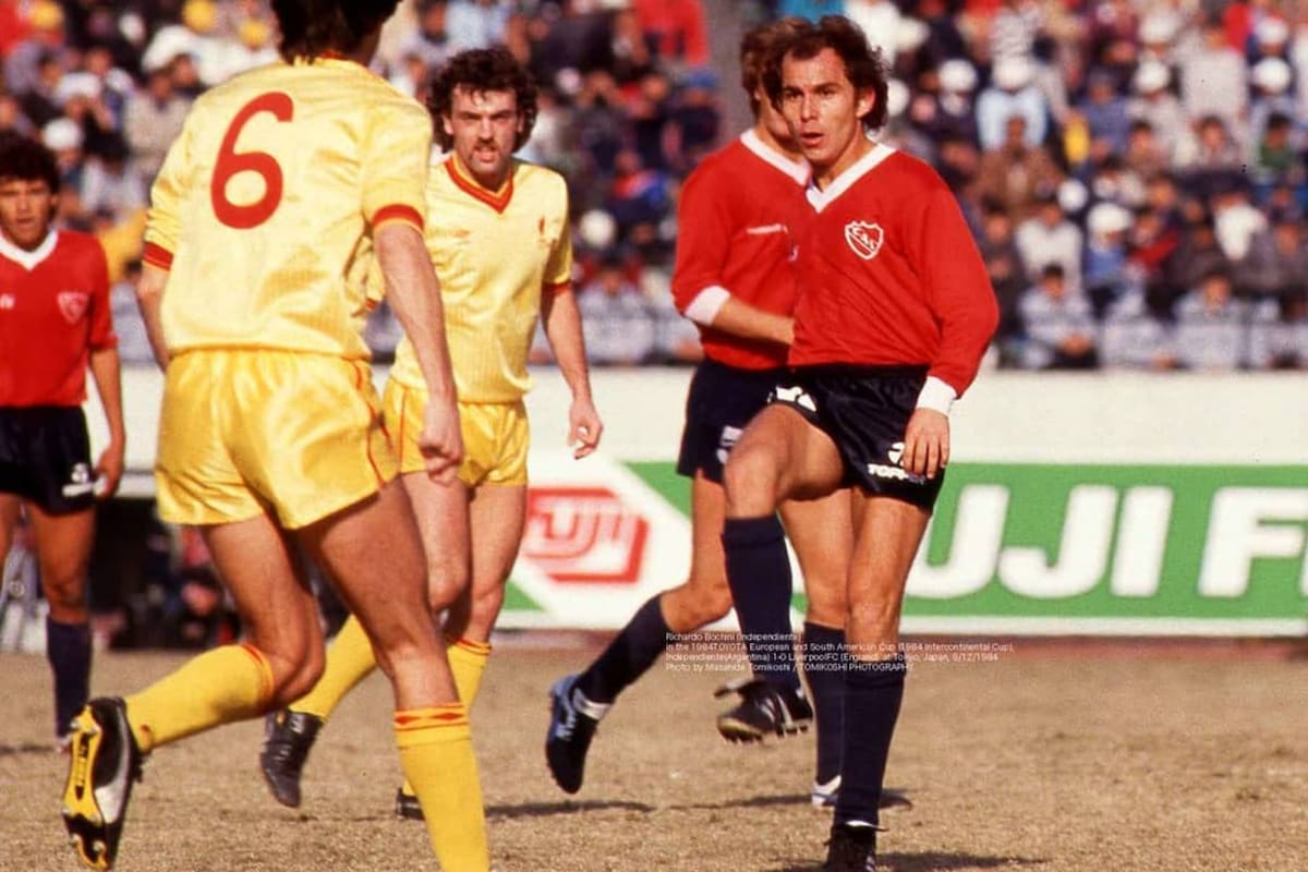 El Bocha en sus mejores épocas en Independiente