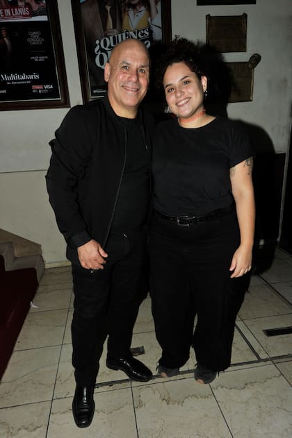El Bocho Gómez junto a su hija, la actriz Rocío Gómez
