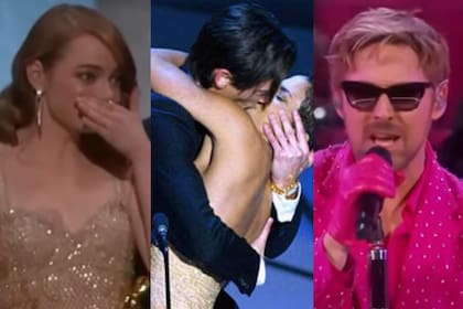 El bochorno de los sobres de La La Land y Moonlight, el beso entre Adrien Brody y Halle Berry y la performance de "I'm Just Ken" de Ryan Gosling fueron algunos de los momentos que marcaron la historia de los Oscar (Foto: Captura / Archivo)