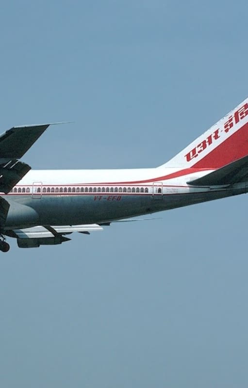 El Boeing 747 de Air India