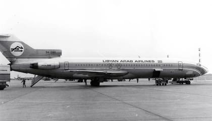 El Boeing de Libyan Arab Airlines