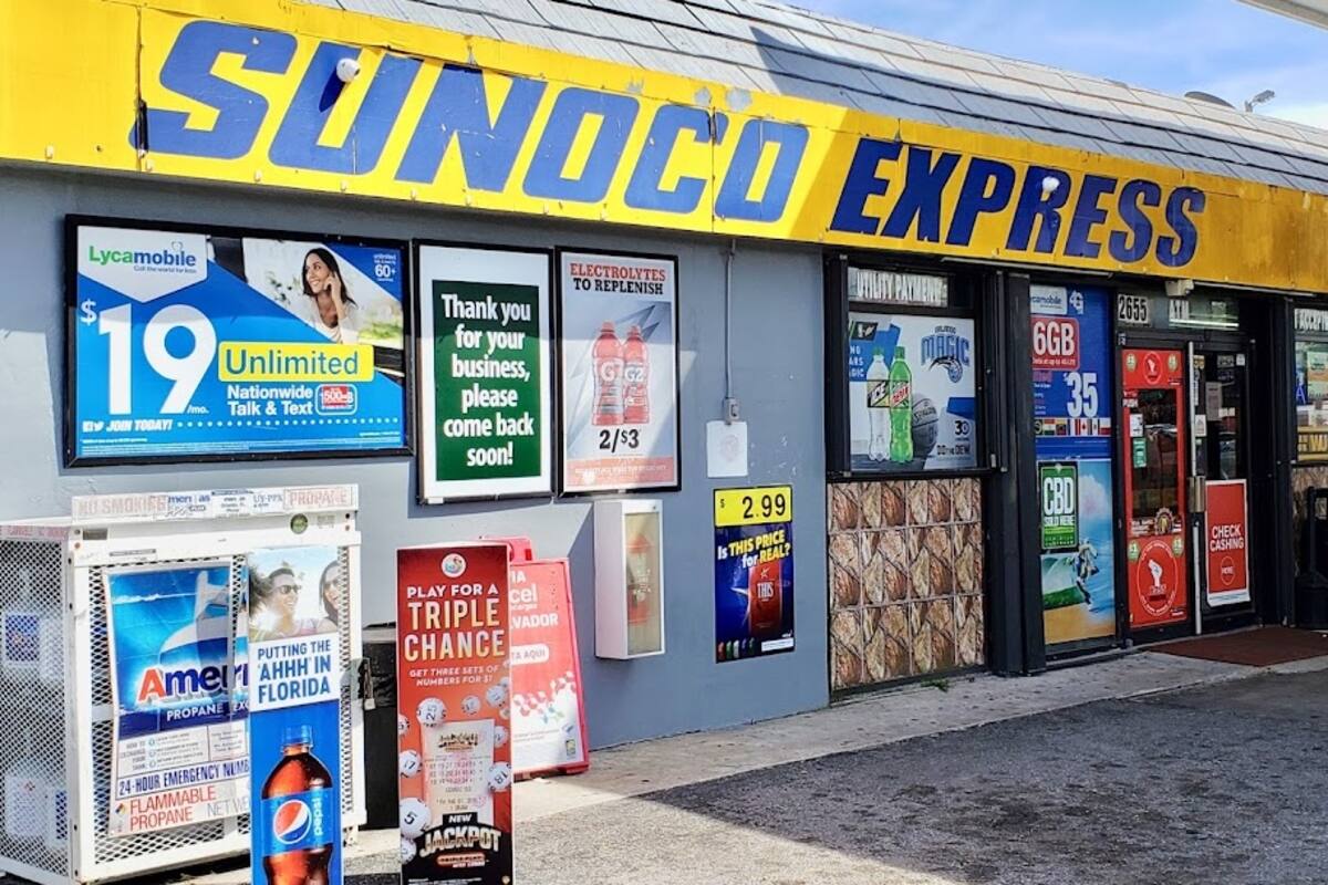 El boleto ganador de la Lotería de Florida se compró en la tienda minorista Sunoco Express