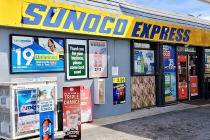 El boleto ganador de la Lotería de Florida se compró en la tienda minorista Sunoco Express