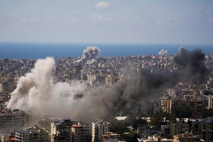 El bombardeo israelí de Beirut el 8 de abril