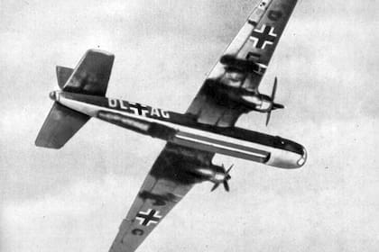 El Bombardero Heinkel HE-177 fue utilizado en los ataques aéreos que quisieron preparar Gran Bretaña para una invasión nazi