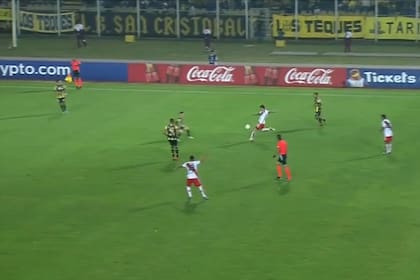 El bombazo de Fonseca se convertirá en el segundo gol de River ante Deportivo Táchira