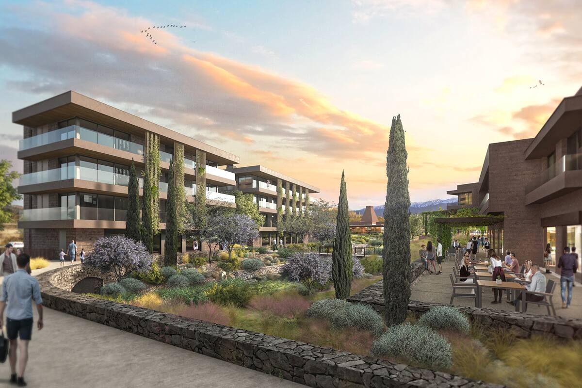 El Borgo será la micrópolis que se desarrollará entre los cerros mendocinos