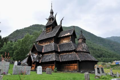 El Borgund Stave, Noruega, es una construcción de madera semejante a la de Frozen