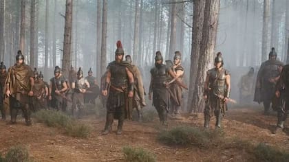 El bosque de Culbin sirvió de escenario para la batalla en la que los guerreros se enfrentan a los caballeros