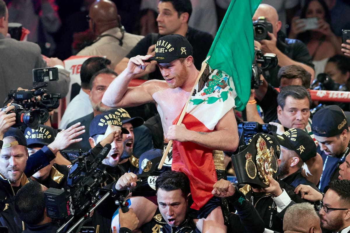 El boxeador mexicano Canelo Álvarez