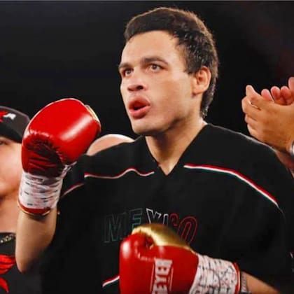 El boxeador mexicano Julio César Chávez Jr.