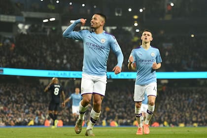 El brasileño Gabriel Jesús marcó los dos goles del City el primer día del año, ante Everton