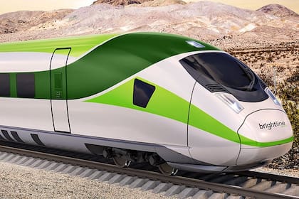 El Brightline West disminuirá los tiempos de traslado y será amable con el medio ambiente