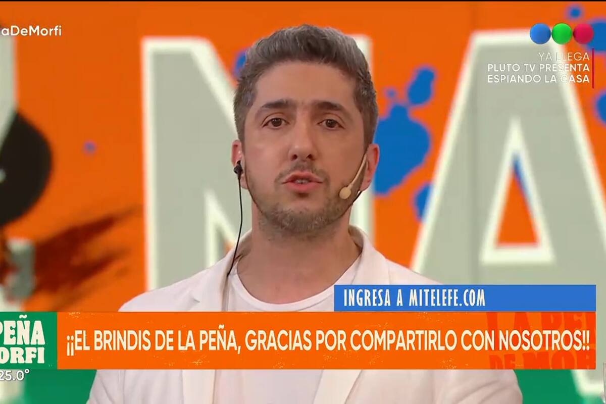 El brindis de Jey Mammon en el final de La Peña de Morfi: "Si lo hubiese pensado no estaría acá"