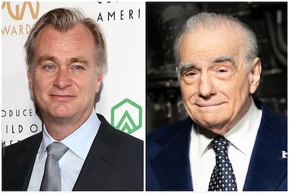 El británico Christopher Nolan y el estadounidense Martin Scorsese