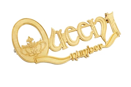 El broche Queen Number 1, de Cartier, de 1975, cuya venta tendrá un precio de salida de 5000 dólares.
