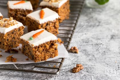 El budín de zanahoria sin TACC que es ideal para aquellos que no pueden comer con gluten