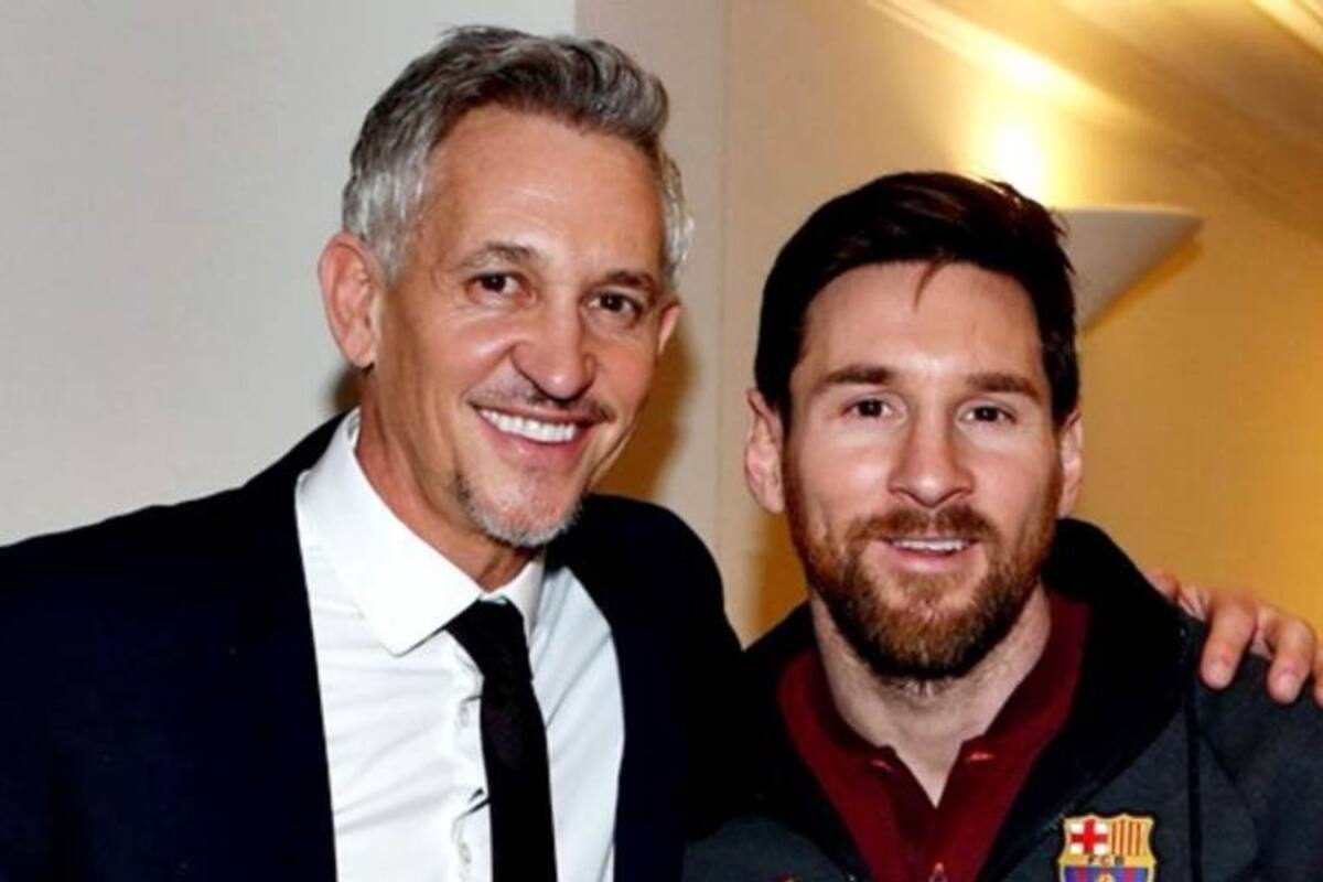 El buen feeling entre Lineker y Messi