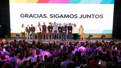 En el comando de campaña de Cambiemos es todo alegría