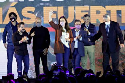 El búnker de Juntos por el Cambio en la ciudad de Buenos Aires