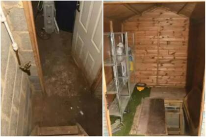 El búnker donde se ocultaban drogas para narcotráfico