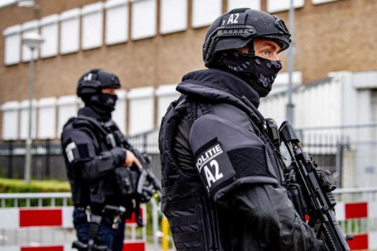 El "búnker", un tribunal de alta seguridad, estuvo rodeado por policías mientras transcurrió el juicio