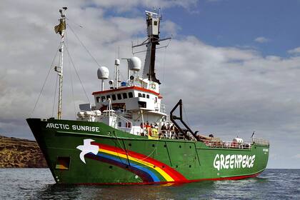 El buque "Artic Sunrise" de Greenpeace
