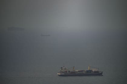El buque con bandera jordana "Baghdad" navega en el golfo Pérsico