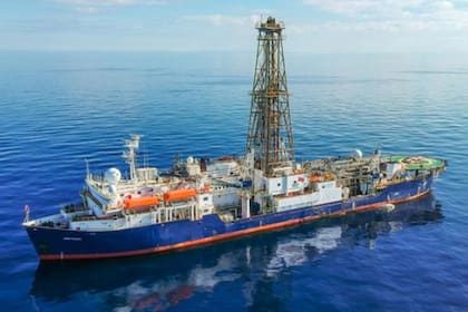 El buque de perforación oceánica JOIDES Resolution con el que se llevó adelante la investigación