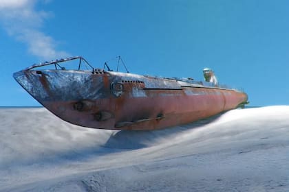 El buque I-124 formaba parte de un escuadrón de la Armada Imperial Japonesa (Crédito: Universidad Flinders)