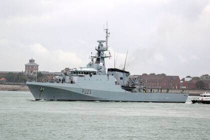 El buque inglés HMS Medway