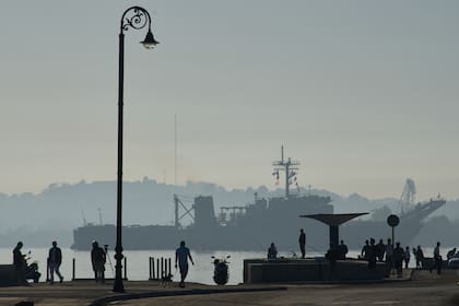 El buque Papaloapan de la Armada de México había atracado en esa misma bahía el día anterior