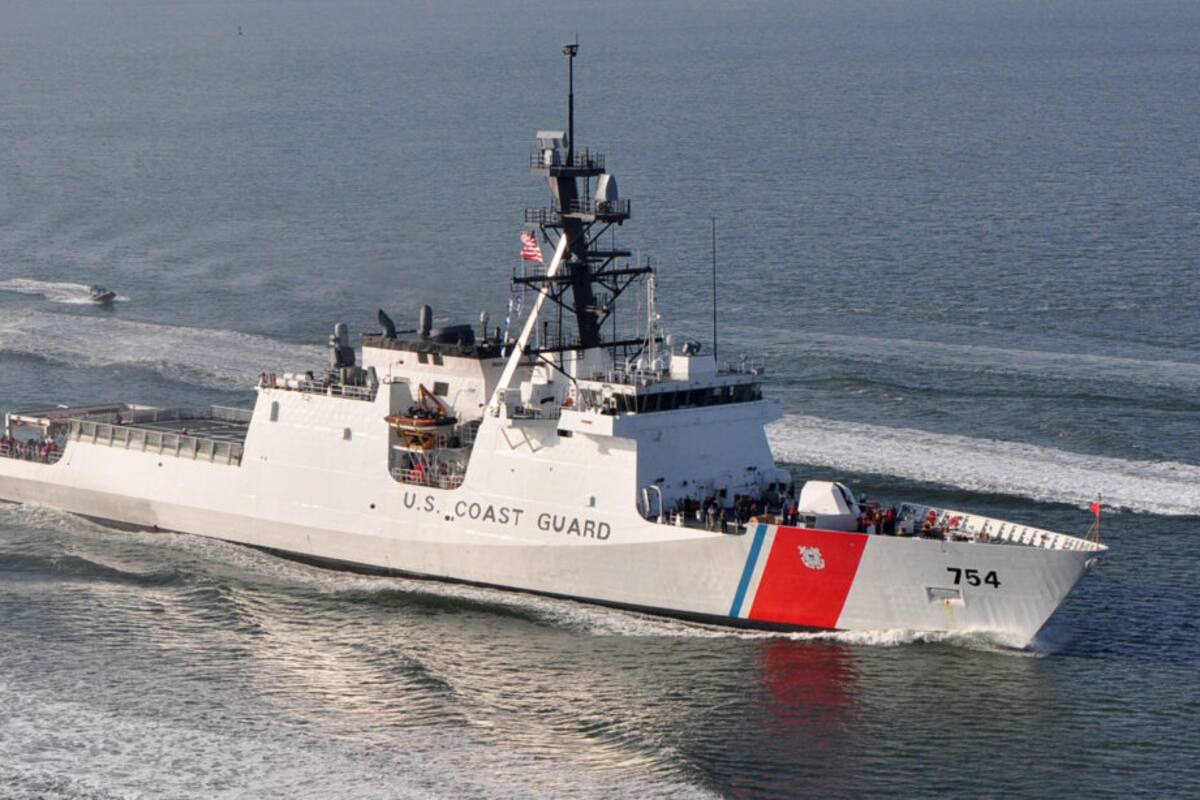 El buque USCG Cutter James arribará con una tripulación de 150 efectivos