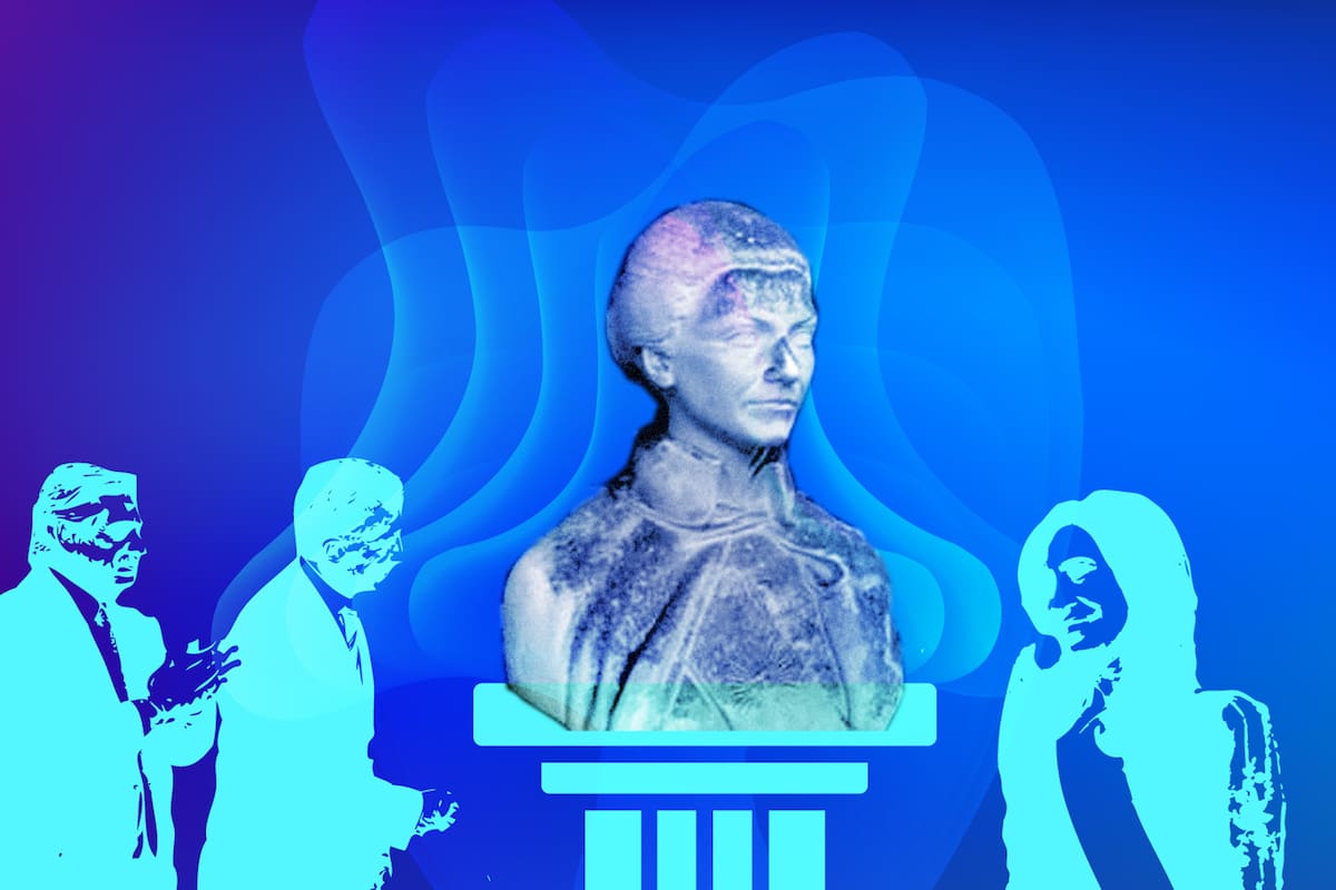 El busto de María Estela Martínez de Perón, "olvidado" por los últimos tres presidentes