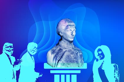 El busto de María Estela Martínez de Perón, "olvidado" por los últimos tres presidentes