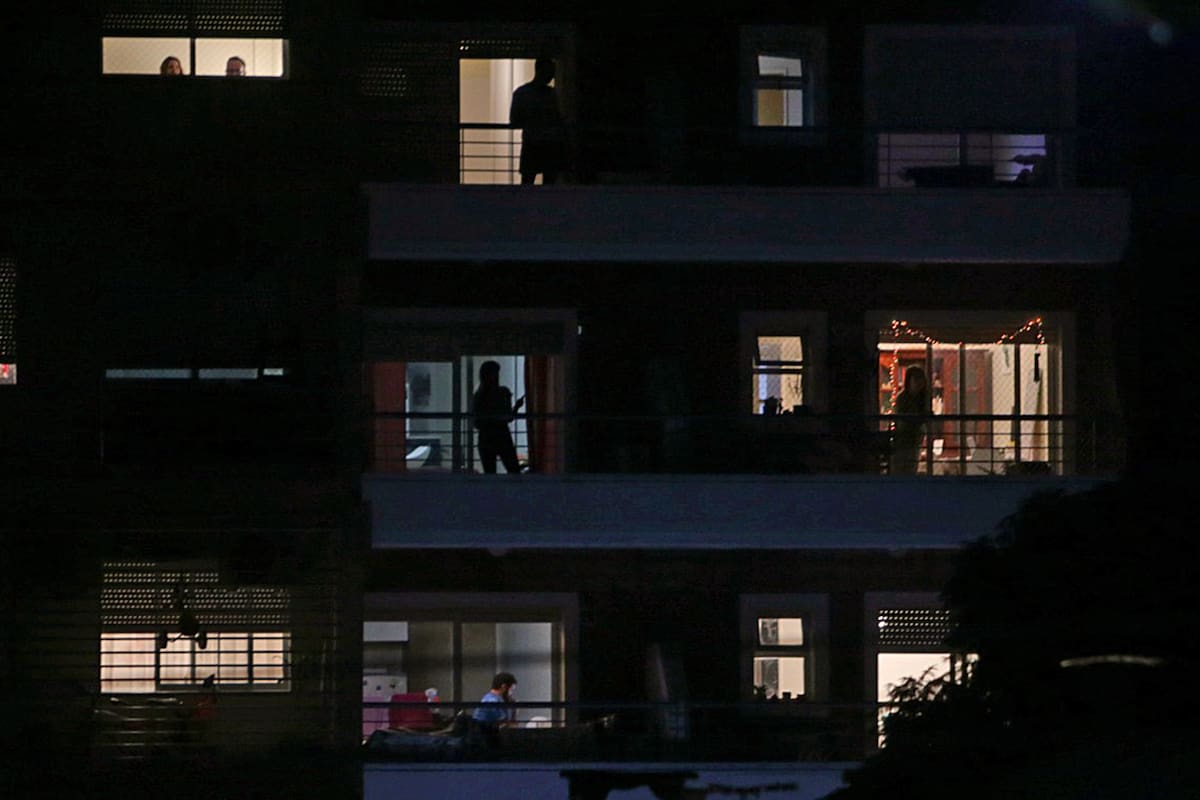 El cacerolazo en el barrio de Villa Urquiza