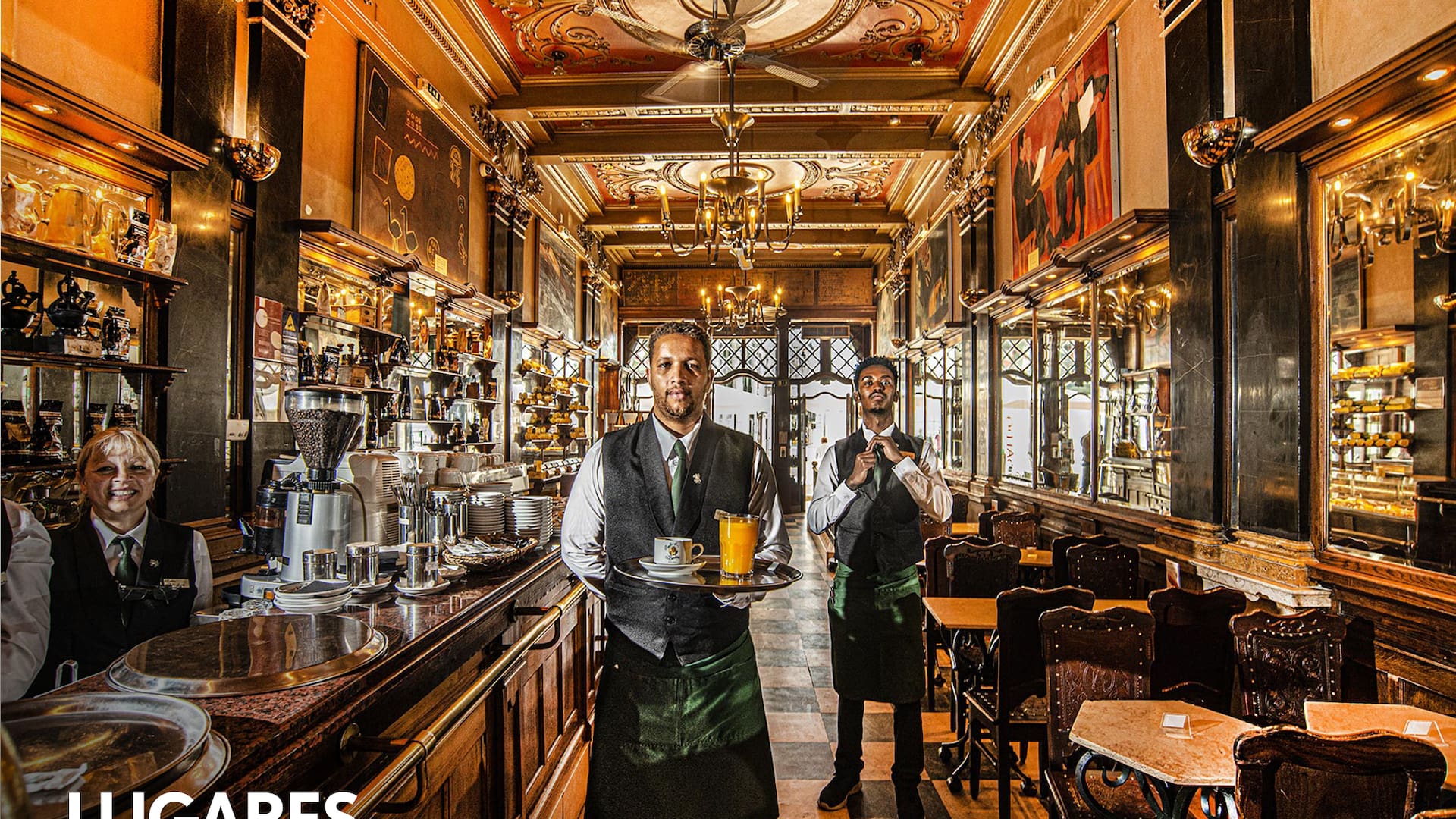 El café New York, en Budapest, es considerado uno de los más lindos del mundo.